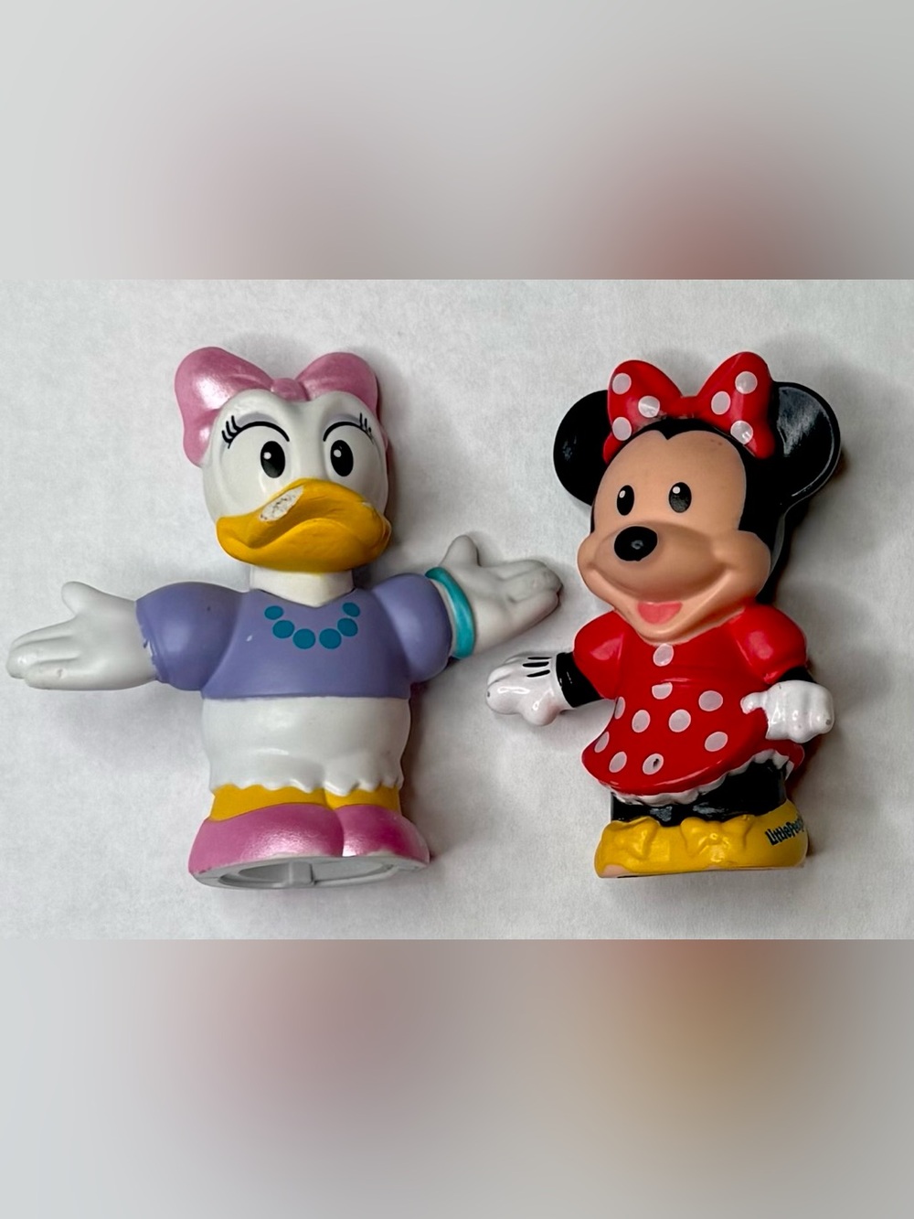 Disney Little People Minnie Mouse & Daisy Duck Figure Lot Fisher Price